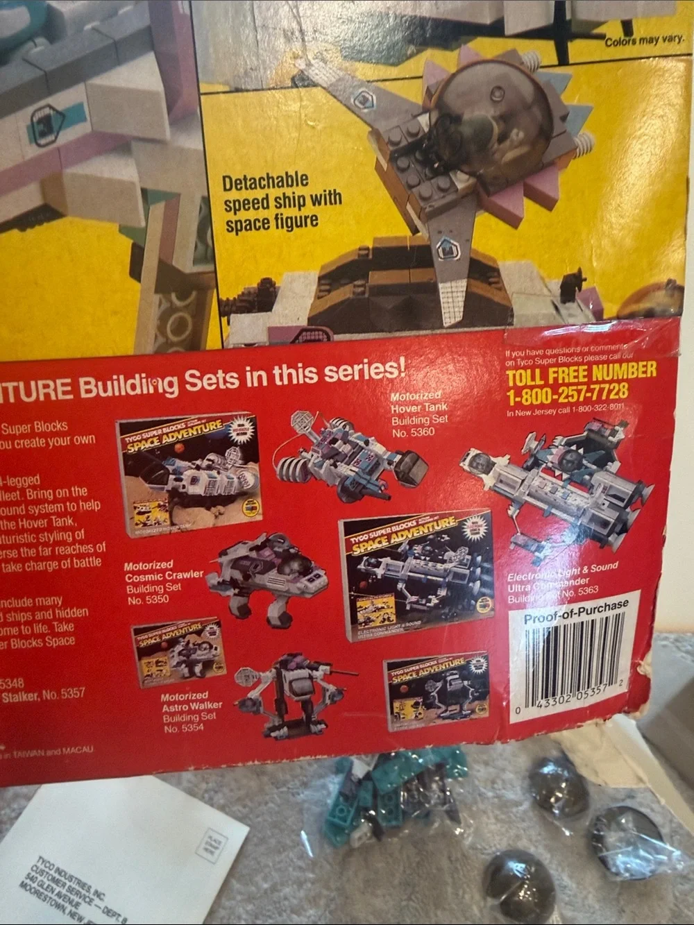 New TYCO Space Adventure Motorized Quad Stalker - White, Purple & Teal